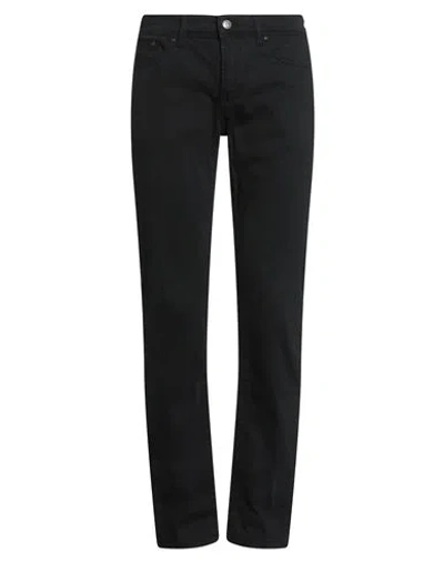 0/zero Construction Man Pants Black Size 29 Polyester, Viscose, Elastane In Black