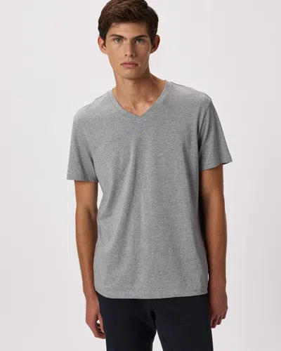 Quince Men's Cotton Modal V-neck T-shirt In Gray