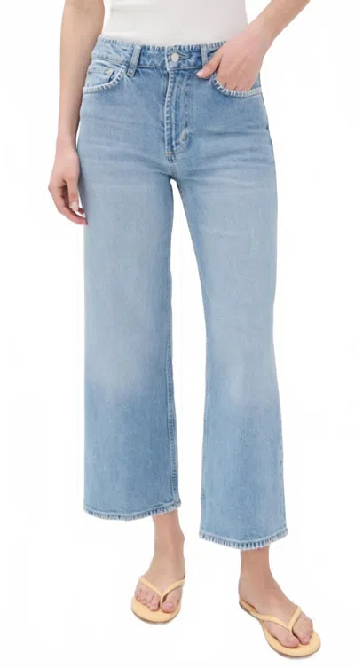 Rails Getty Crop Jeans W/ Whip Stitch In Harbor In Blue