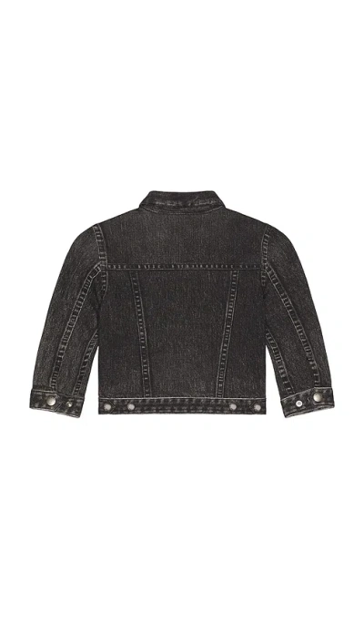 Rag & Bone Mini Miramar Trucker Jacket In Black