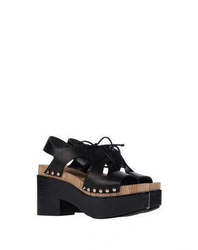 Shop Balenciaga Sandals In Black