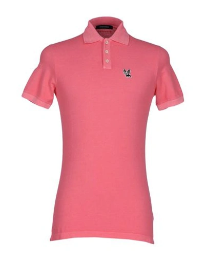 Dsquared2 Polo Shirt In Light Purple