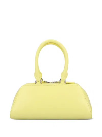 Givenchy Mini Antigona Cube East-west Bag In Box Leather In Yellow