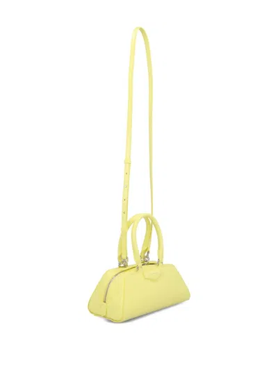 Givenchy Mini Antigona Cube East-west Bag In Box Leather In Yellow