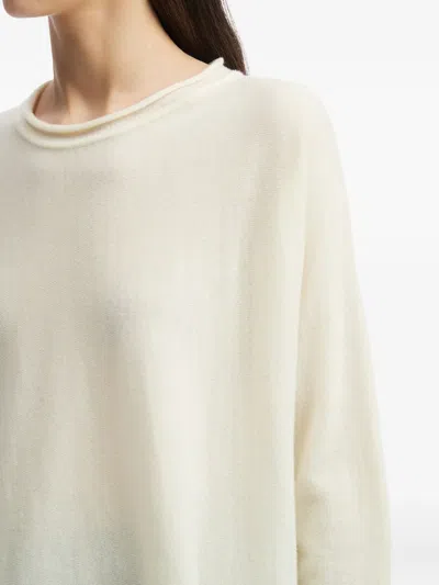 Y's Asymmetric Sweater In Neutral