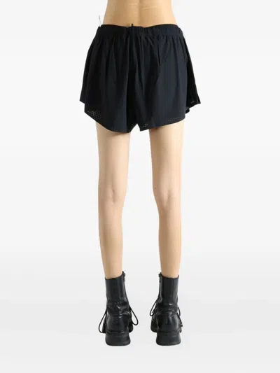 Satisfy Mesh-panel Shorts In Black