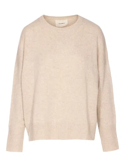Lisa Yang Crew-neck Cashmere Sweater In Neutral