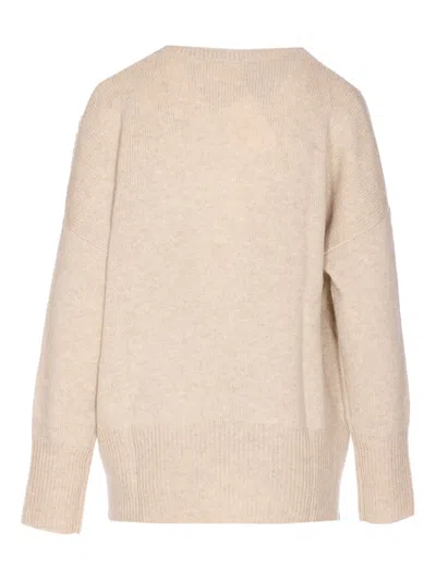 Lisa Yang Crew-neck Cashmere Sweater In Neutral