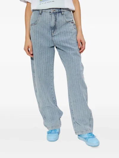 Munthe Striped Jeans In Blue