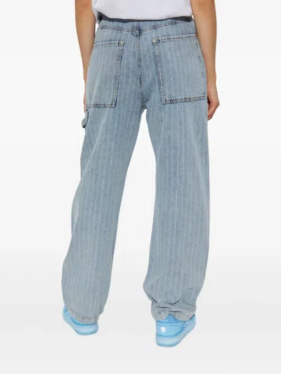 Munthe Striped Jeans In Blue