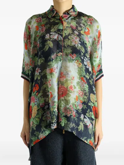 Péro Floral-print Shirt In Multi