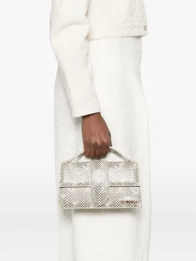 Jacquemus Le Grand Bambino Handbag In Gray