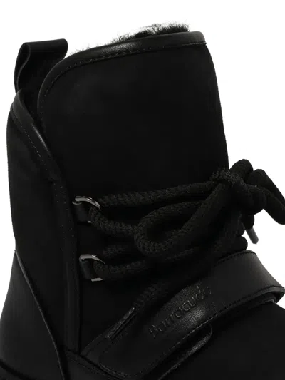 Barracuda Lace-up Platform Boots In Black
