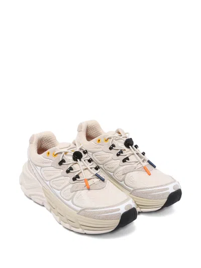 Barracuda Round-one Sneakers In Technical Fabric And Suede In Neutral