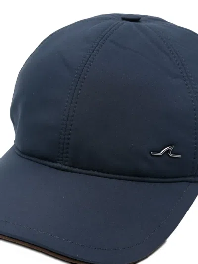 Paul & Shark Typhoon Logo-plaque Baseball Cap In Blue