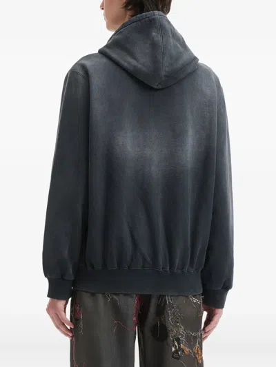 缀饰拉链连帽衫