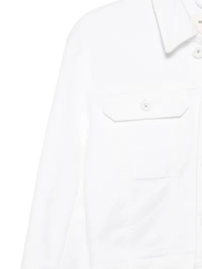 Marc O'polo Button-fastening Flap-pocket Jacket In White