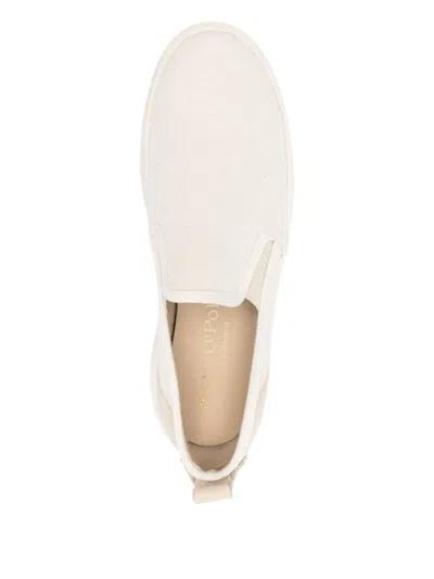 Marc O'polo Pull-tab Loafers In White