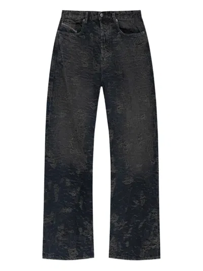 Diesel Vintage Inspired D-sire Denim Trousers In Gray