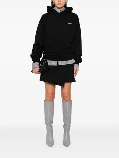 Coperni Horn Hoodie In Black