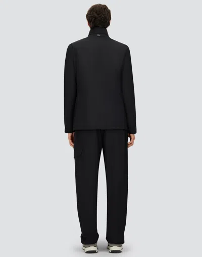 Herno Blazer With Bib In 2-layer Windstopper In Black