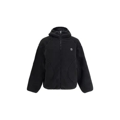 Kenzo Boke Flower 2.0 Zip-up Fleece Hoodie In Black