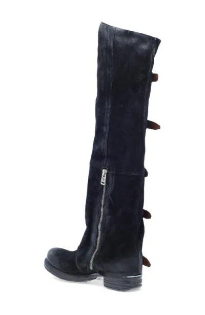 As98 Shaylynn Over The Knee Boot In Black