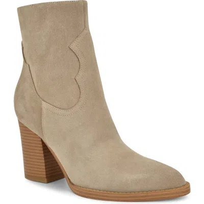 Nine West Taytay Pointed Toe Bootie In Neutral