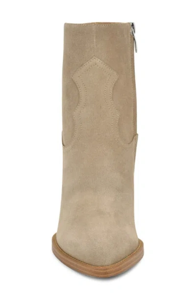 Nine West Taytay Pointed Toe Bootie In Neutral