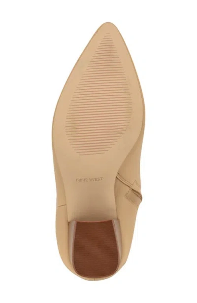 Nine West Peachey Pointed Toe Knee High Boot In Gold