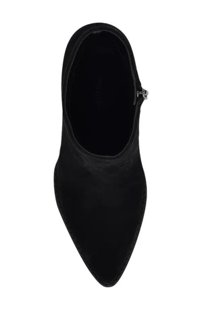 Nine West Taytay Pointed Toe Bootie In Black