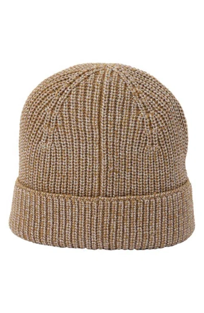 Kurt Geiger London 2-pack Micro Bow Cuff Beanie In Brown