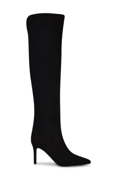 Nine West Women's Gerty Tall Pointy Toe Stiletto Boots In Black