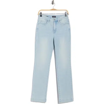 Nydj Joni Womens High Rise Relaxed Capri Jeans In Blue