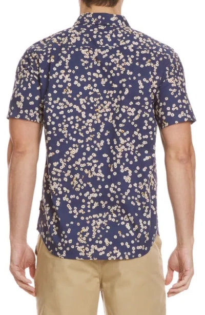 Quiksilver Cosmic Fields Classic Short Sleeve Button-up Shirt In Multi