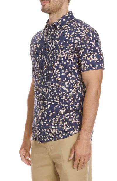 Quiksilver Cosmic Fields Classic Short Sleeve Button-up Shirt In Multi