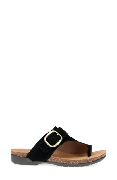 Dansko Rylee Sandal In Black Suede