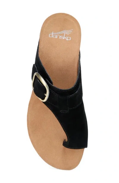 Dansko Rylee Sandal In Black Suede