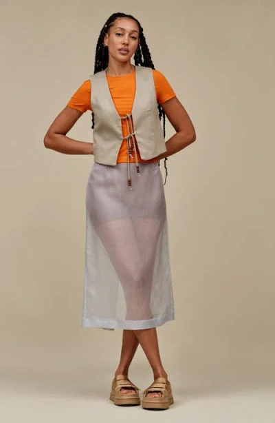 Ugg Goldenglow Dark Sand Sandal In Brown