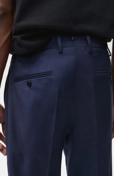 Mango Men's Slim-fit Tailored Trousers In Blue