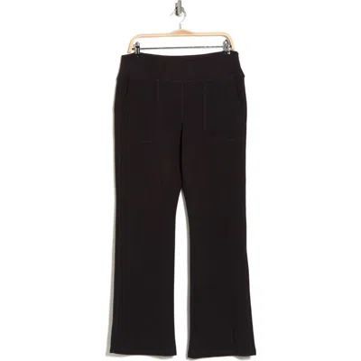 Calvin Klein Performance Tech Waffle Flare Pants In Brown