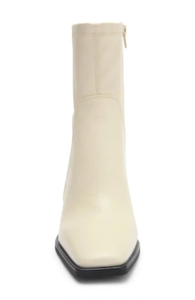 Steve Madden Vallie Square Toe Bootie In Neutral