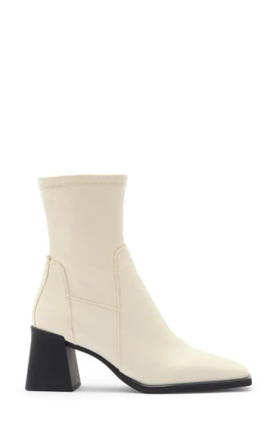 Steve Madden Vallie Square Toe Bootie In Neutral