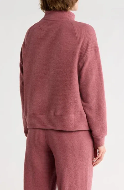 Marika Freyi Half Zip Pullover In Pink