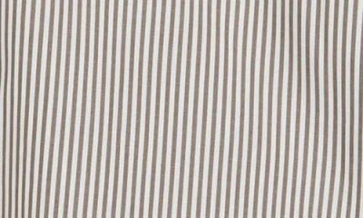 Rag & Bone Maxine Stripe Oversize Poplin Button-up Shirt In Gray