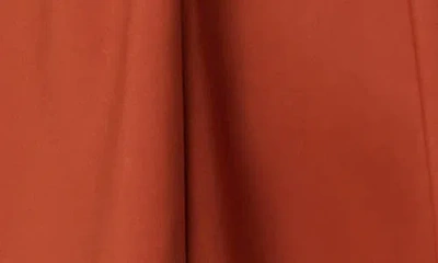 Astr The Label Puff Sleeve Fit & Flare Midi Dress In Brown