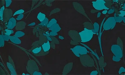 Tommy Hilfiger Pleated Sleeve Jersey Dress In Multi