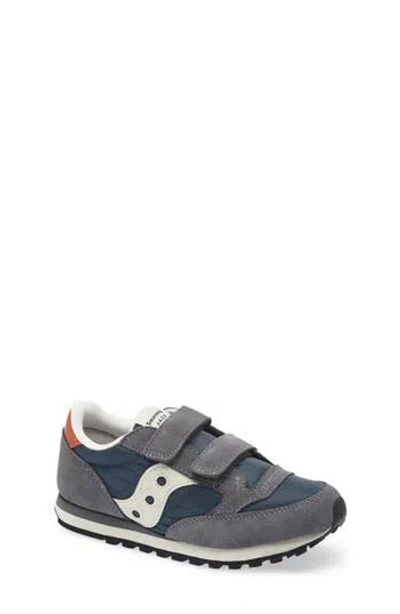 Saucony Jazz Double Hook & Loop Sneaker In Gray