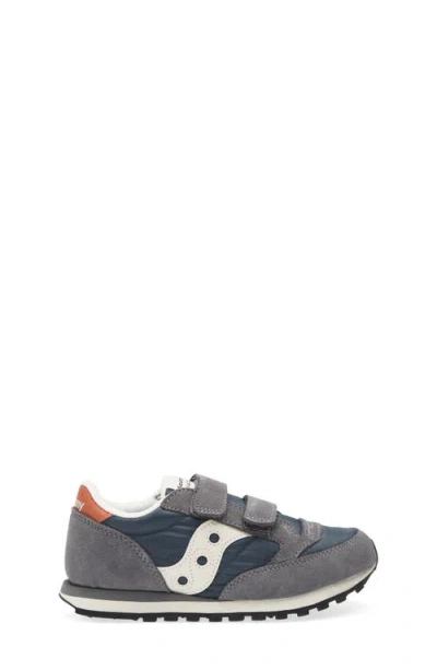 Saucony Jazz Double Hook & Loop Sneaker In Gray