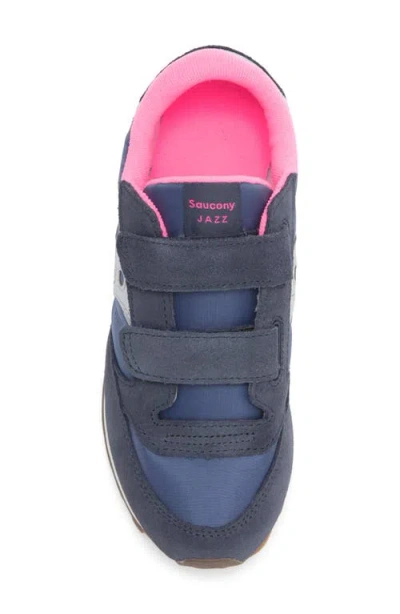 Saucony Jazz Double Hook & Loop Sneaker In Blue
